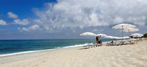 ...hier können Sie lange Strandspaziergänge unternehmen